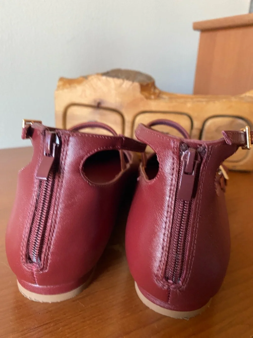 Quince Italian Leather Strappy Ballet Flat